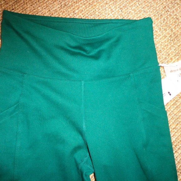 FIRM NWT Balance Collection Dry-wik Cropped Leggings Hunter Green S - Picture 7 of 16